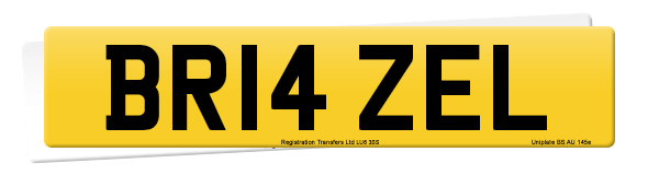 Registration number BR14 ZEL